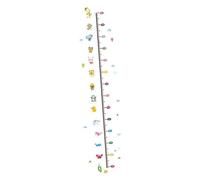 DECOMELODY Height Measurement Sticker Growth Chart for Babies Cartoon Animal Pattern Wall Decal Nursery Decor Boys and Girls Room Measurement Ruler Baby Development