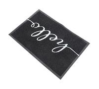 DECOMELODY Hello Front Door Rug Non-slip Indoor Floor Carpet PVC Doormat for Home Entrance Dirt Trapper Quick Dry Welcome Mat Safe Housewarming