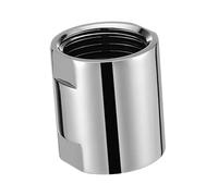 DECOMELODY High Flow Copper Pipe Fitting Adapter Threaded Shower Coupling Straight Through Connector for Home Plumbing and Hose Extensions Durable Multipurpose Water Hose Converter