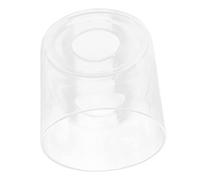 DECOMELODY High Transmittance Cylinder Glass Pendant Light Shade Replacement for Chandeliers and Wall Sconces Easy Installation Modern Lamp Shade for Living and Dining Room Decor