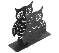 DECOMELODY Hollow-Out Owl Napkin Holder Tissue Stand Iron Desktop Organizer for Kitchen Dining Table European Style Decorative Storage for Home Restaurant