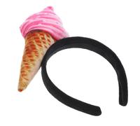 DECOMELODY Ice Cream Hair Band for Women and Cute Soft Headband for Face Washing Spa Makeup and Everyday Use Hair Accessory for Parties Travel and Festivals
