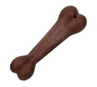 DECOMELODY Indestructible Bone Shaped Dog Chew for Large and Dogs Wood Fiber Antler Design for Interactive Enrichment for Dental Health and Calming