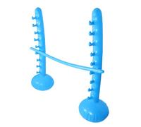 DECOMELODY Inflatable Limbo Stick for Blue PVC Jumping Rod Versatile Indoor Outdoor Party Game Coordination Family Fun Lawn Game Supplies
