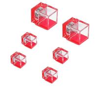 DECOMELODY Invisible Magnetic Door Latch Transparent Acrylic Self-Adhesive Cupboard Catch for Cabinets Closets Drawers Silent Easy DIY Installation Noiseless Closure