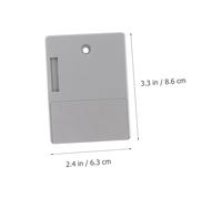 DECOMELODY Invisible RFID Electronic Cabinet Lock for Cupboards DIY Hidden Design with Sensing Distance Battery Operation Childproof Security for Home and Office Use