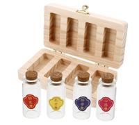 DECOMELODY Keepsake Box for Baby Large Capacity Wooden and Glass Storage Case with Elegant Beige Design Versatile Memory Preservation Gift for Newborn Families