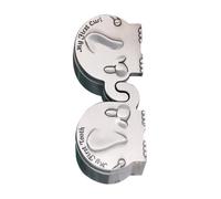DECOMELODY Keepsake Box in Silver Zinc Alloy Elephant Shape Baby First Tooth and Curl for New Year Or Birthday for Long-Term Tooth and Curl Storage
