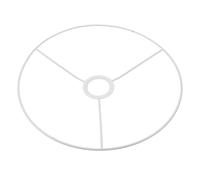 DECOMELODY Lampshade Frame Iron Lampshade Ring Support for Chandelier and Floor Lamp Durable Vintage Style Light Holder with Simple Structure and Decorative Craft Use