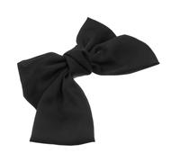 DECOMELODY Large Black Bowknot Hair Clip Cloth Barrette Adorable Hair Pin for Women Party Accessory Stylish Jewelry