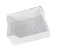 DECOMELODY Large Bunny Pet Litter Box with Removable Tray, Anti-spill Rabbit Cage Toilet Trainer, White Split Design Suitable for Hamsters and Small Animals’ Indoor Potty Training
