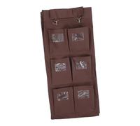 DECOMELODY Large Capacity Commercial Cleaning Cart Bag with Six Pockets Reusable Laundry Hamper Liner for Hotel and Office Janitorial Use Easy-clean Organizer for Efficient Storage and