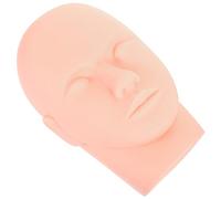 DECOMELODY Lash Extension Practice Mannequin Head for Makeup Training for Beginners Beauty Salons Realistic Simulation for Eyelash Application Easy to Clean Restore Shape