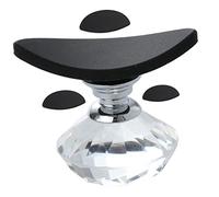 DECOMELODY Lazy Eyeshadow Stamp Makeup Tool with Diamond Handle Silicone Eye Shadow Stamper S for Quick Durable and Convenient Eye Makeup Application