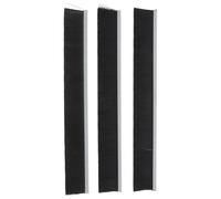 DECOMELODY Letter Box Brush 3Pcs Nylon 25Cm Mail Slot Dust Seal Strips for Home and Office Letterbox Weatherproofing and Cleaning