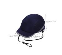 DECOMELODY Lightweight Construction Safety Helmet Breathable Bump Cap for Men Year Protection in Factory Workshop Baseball Style Hard Hat with Impact Resistance