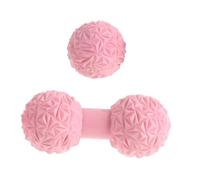 DECOMELODY Lightweight Deep Tissue Massage Balls for Neck Back Foot Waist Relief Portable Pink Fitness Massage Tool for Muscle Relaxation and Trigger Point Therapy at Home