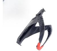 DECOMELODY Lightweight Plastic Bicycle Bottle Cage with Carbon Fibre Texture, Non-deformation Water Bottle Holder for Outdoor Activities on Mountain and Road Bikes