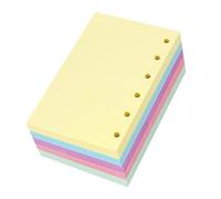 DECOMELODY Loose Leaf Notebook Paper Binder Paper Protector A7 with 6 Hole Design Sized Replaceable Tabbed Page Dividers Multipurpose Use for Drawing and Doodling for Students and Artists