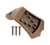 DECOMELODY Mandolin Tailpiece Metal String Tailpiece Alloy Mandolin Part with Rear Notch Vintage Bronze Suitable for Folk World Music