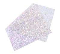 DECOMELODY Manicure Nail Table Mat with Shiny Diamond Accents White Ab Nail Practice Pad and Salon Use Folding Hand Rest Cushion