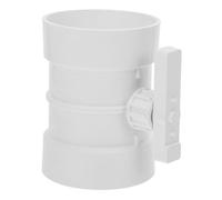 DECOMELODY Manual Volume Control Damper for Systems Precise Airflow Regulation Antibackflow Design Easy Installation for Fresh Air Systems and Range Hoods Versatile Duct Compatibility