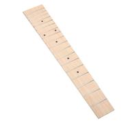 DECOMELODY Maple Ukulele Fingerboard Replacement Thick Wood Fretboard for Folk Guitar and Ukulele Repair Easy Installation Gift for Adults and Beginners