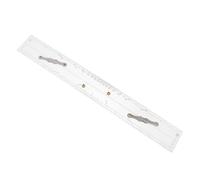 DECOMELODY Marinegrade Clear Acrylic Navigation Ruler for Precise Nautical Charting and Hydrographic Plotting Durable Parallel Line Measuring Tool for Ship Captains Pilots and Ocean Research