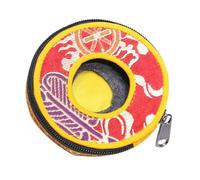 DECOMELODY Meditation Bell Container Bell Storage Case Box Storage Box Bag for Yoga Bags Random Style