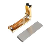 DECOMELODY Metal Piano Slow Fall Device Anti-pinch Accessory for Piano Cover Protection Ultra-thin Gold Finish Lightweight Compact Tool for Musicians and Lovers Easy Installation