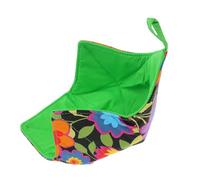 DECOMELODY Microwave Bowl Cozy Hot Pad Holder Cotton Heat Resistant Soup Bowl Protector Insulated Hot Plate for Winter Meals Kitchen Use with Decorative Orange Checkered Design