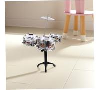 DECOMELODY Mini Drum Kit for Musical Percussion Set with Multiple Sound Effects Drum Set for Early Music Development and Rhythm Learning