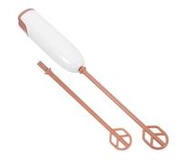 DECOMELODY Mini Electric Formula Mixer Stirrer for Baby Feeding, Handheld Drink Mixer with Extended Rod, Portable Electric Stirrer for Juice and Coffee, 2pcs (Warm White, Battery Not Included