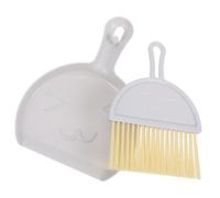 DECOMELODY Mini Hand Broom and Dustpan Set with Plastic Construction, Multipurpose Design for Easy Cleaning and Simple Maintenance, for Living Environment of Small Pets and Sofa Use
