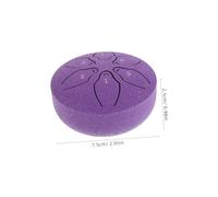 DECOMELODY Mini Handpan Drum Note Portable Tongue Percussion Instrument for Beginner Friendly Musical with Soothing Melody and Compact for Travel and Outdoor Use