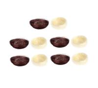 DECOMELODY Mini Simulated Bird Nests Faux Bird Nest Decorative 10 Pieces Natural Moss Material Creative Easter Decoration for Garden Craft and Outdoor Display