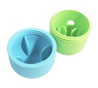 DECOMELODY Missing Food Toy Ball Dog Treat Toy Interactive Silicone Bite Resistant for Indoor Outdoor Playtime