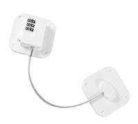 DECOMELODY Multi Combination Fridge Lock for Cabinets and White Square Coded Safety Lock for Refrigerator Window and Cupboard Childproof Security for Home Furniture