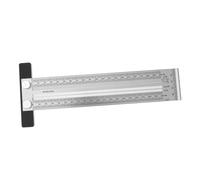 DECOMELODY Multi-function Carpentry Ruler Measuring Tool Non-reflective Surface Woodworking Scribing Tool for Carpenters and Construction with Precise Marking and Structure