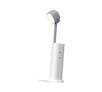 DECOMELODY Multifunctional Retractable Desktop Eye Protection Lamp Portable Reading Light for Study Office Bedroom with Convenient Flashlight Design