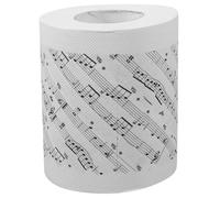 DECOMELODY Musical Note Toilet Paper Roll Creative Printed Bathroom Tissue Soft Gentle Paper for Home Use Unique Music Lovers and Musicians