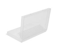 DECOMELODY Nail Drill Bit Organizer Storage Case 20 Holes Compact Portable Manicure Polisher Display Box Dustproof Storage for Professional Nail Art and Salon Use