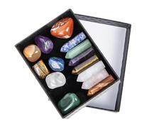 DECOMELODY Natural Amethyst Crystal Pillars Hexagonal Chakra Stones for Meditation Healing Therapy Relaxation Yoga Accessory Gift Box