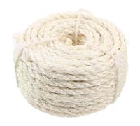 DECOMELODY Natural Sisal Cat Tree Rope 6mm x 10m Heavy-duty Scratching Rope Hemp for Cat Scratching Post Replacement Diy Accessory