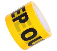 DECOMELODY Non-adhesive Crime Scene Warning Tape Keep Out Caution Barrier Tape for Safety and Warning Use