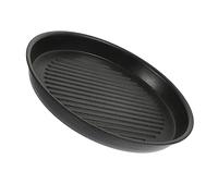 DECOMELODY Non Stick Outdoor Barbecue Pan Medium Aluminum Grill Pan Even Heating for Camping Steak Grilling Easy Clean Surface for Family Cooking