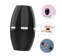DECOMELODY Oil Absorbing Facial Roller with Natural Volcanic Stone Mini Massager for Oily Skin Control Reusable Face Oil Blotting Tool to Reduce Shine and Promote Skin