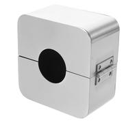 DECOMELODY Outdoor Faucet Lock Stainless Steel Hose Bib Cover for Water Spigot Valve Handle with Keyed Access Quick Installation Garden Tap Security Device for Unauthorized Use Prevention