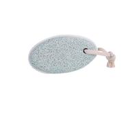 DECOMELODY Oval Pumice Stone Foot Rubbing Tool for Dead Skin Callus Removal Natural Exfoliation Foot Care Tool Green 9.5X5.5X2Cm Pedicure