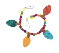 DECOMELODY Parakeet Shredding Swing Durable Interactive Chew for Birds for Intelligence Training and Emotional Bonding Birdcages Multi Colored Design